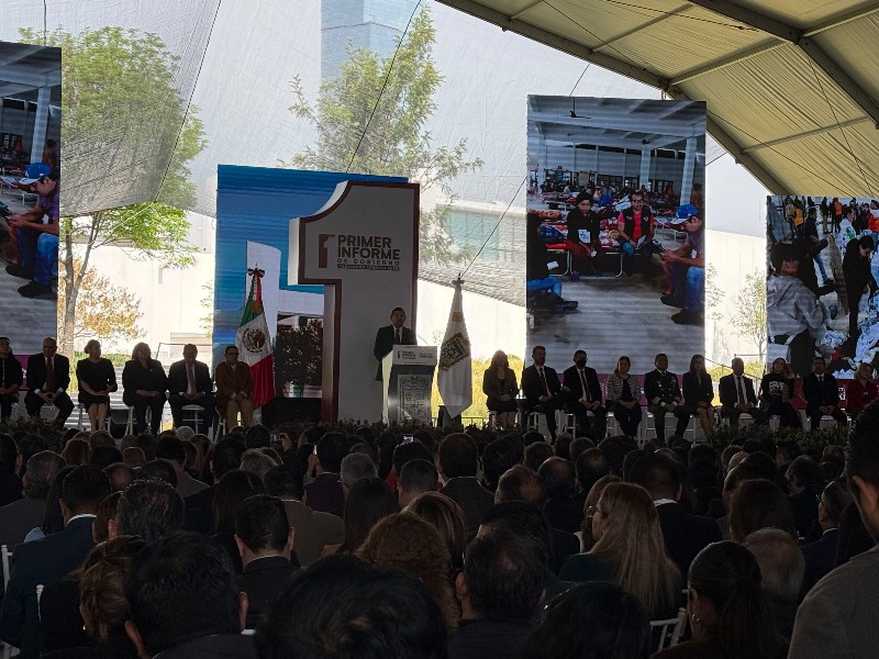 Alejandro Armenta rinde primer informe de gobierno ante poblanos