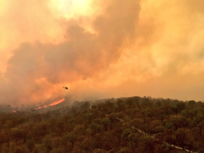 Alerta atmosférica en ZMG por incendio en Primavera