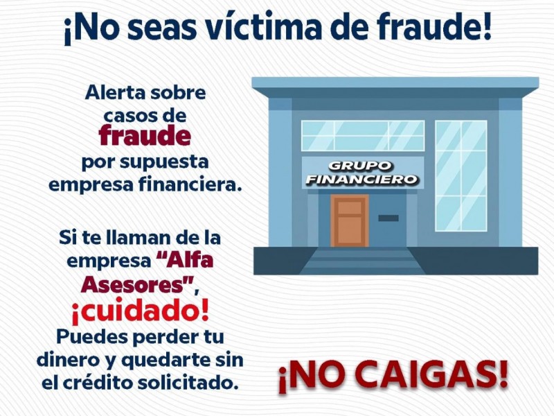 Alerta CONDUSEF sobre fraudes por suplantación de identidad