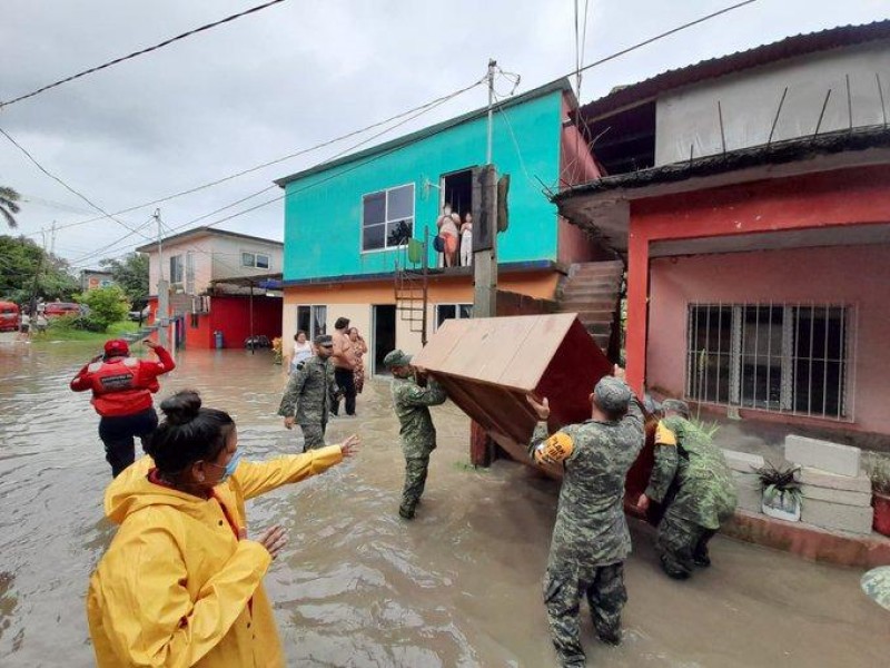 Alerta en Chiapas, Veracruz y Tabasco por lluvias