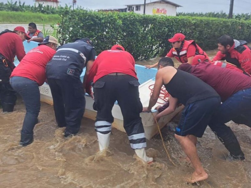 Alerta en Tabasco por desbordamiento del río Usumacinta