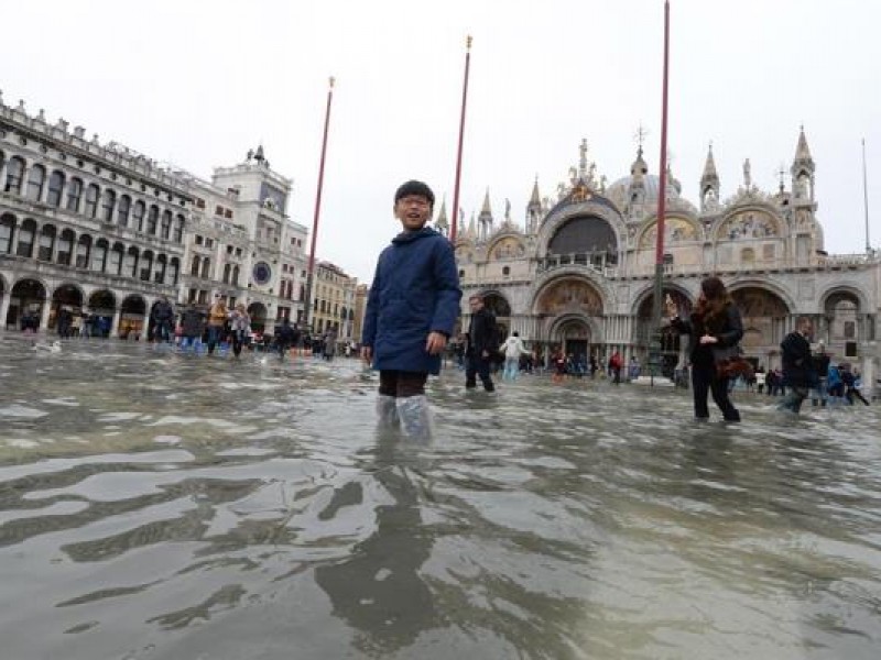 Alerta en Venecia por marea alta