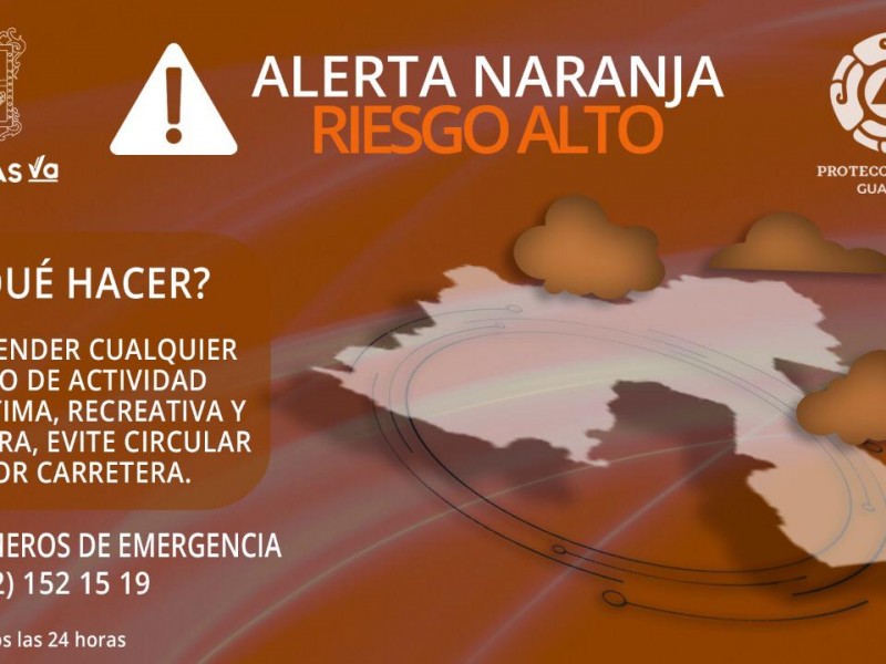 Alerta Naranja para Sonora por 'Lorena'