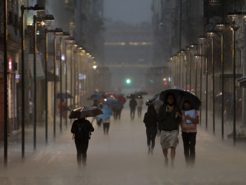 Alerta por lluvias, granizo y fuertes vientos en CDMX