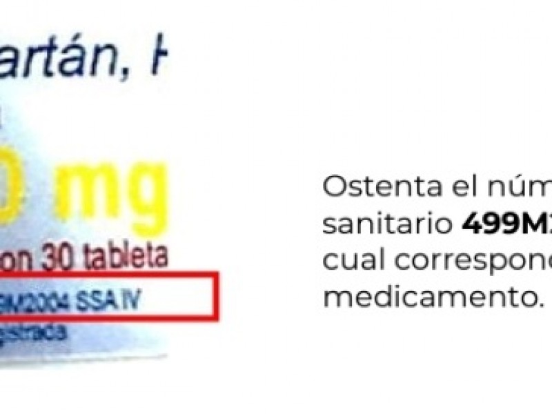 Alerta Sanitaria de comercialización