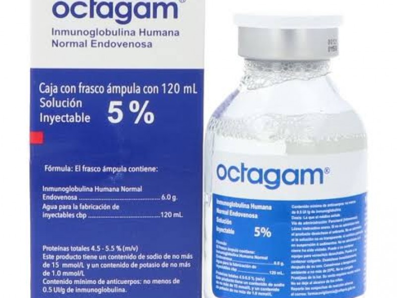 Alerta Sanitaria por Falsificación de Octagam 5%