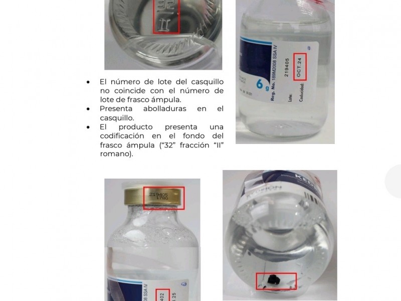 Alerta sanitaria por falsificación del producto Kedrigamma