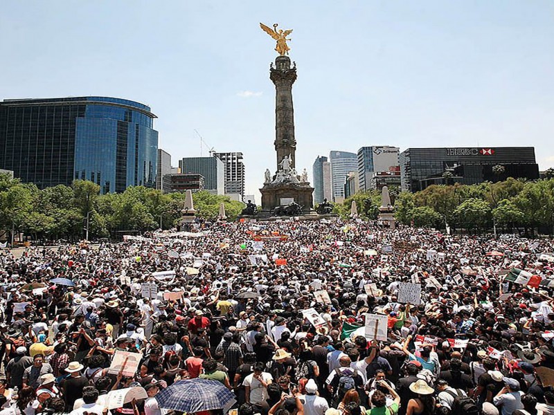 Alerta vial por marchas y plantones en CDMX