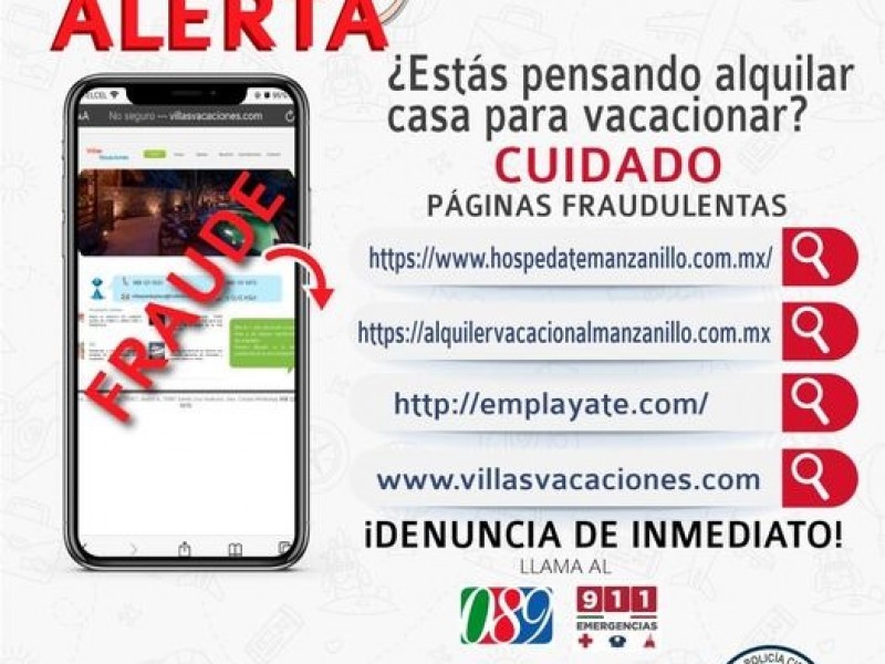 Alertan de páginas fraudulentas de casas de alquiler