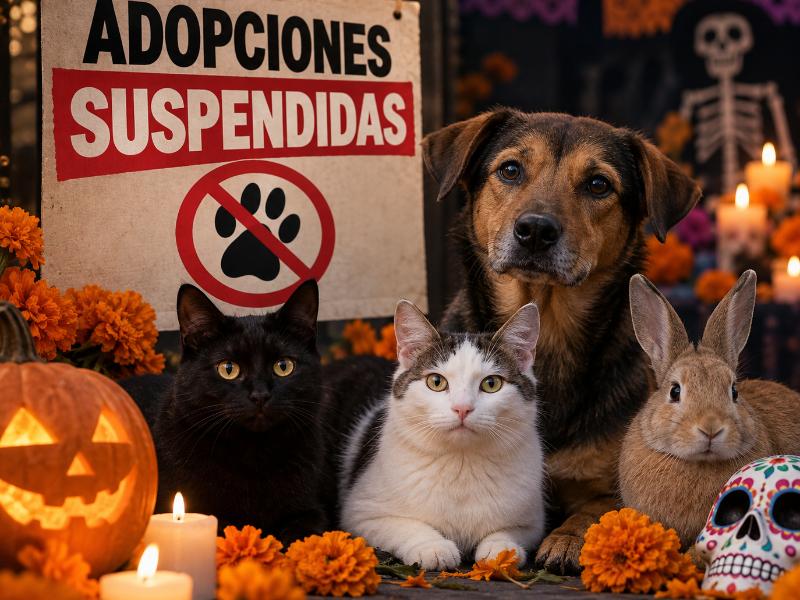 Alertan por adopciones de gatos para presuntos rituales durante Halloween y Muertos