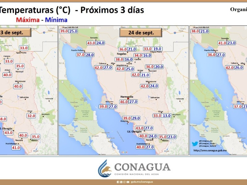 Alertan por altas temperaturas, sensación térmica hasta 45 grados