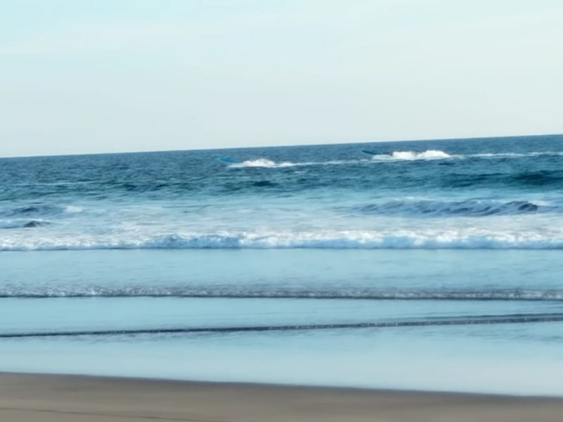 Alertan por mar de fondo en la costa de Chiapas