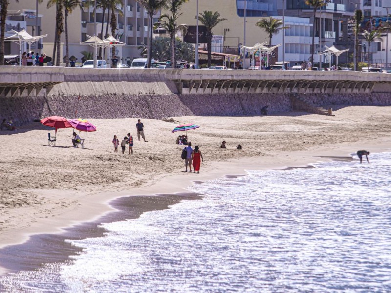 Alertan por mar de fondo en Mazatlán