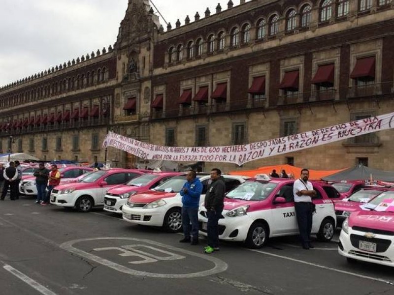 Alertan por marcha de taxistas en CDMX