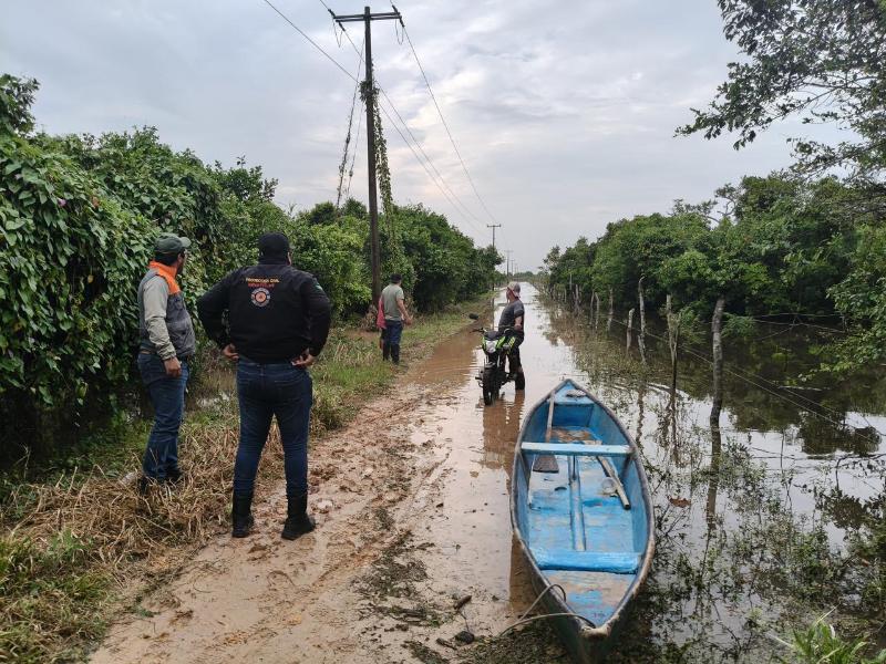 Alertan por posible evacuación en comunidades de Los Tuxtlas