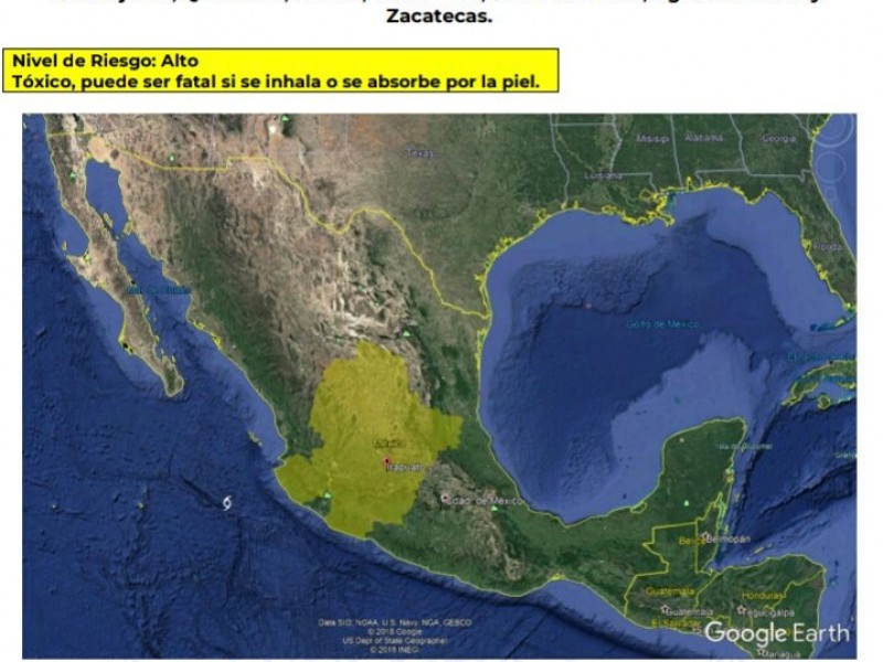 Alertan por robo de artefacto tóxico