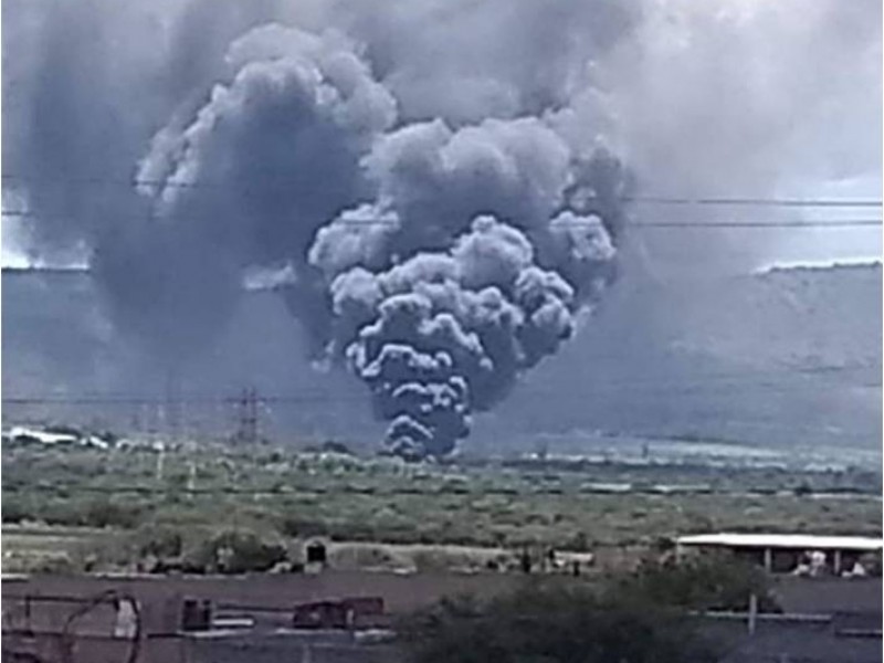 Alertó incendio en Fresnillo