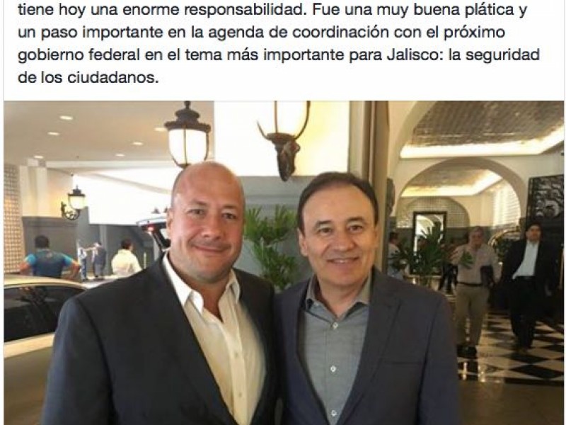 Alfaro se reúne con Durazo