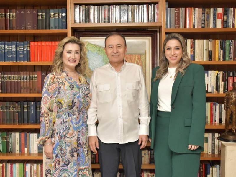 Alfonso Durazo destaca liderazgo de Elly Sallard y Karina Zárate