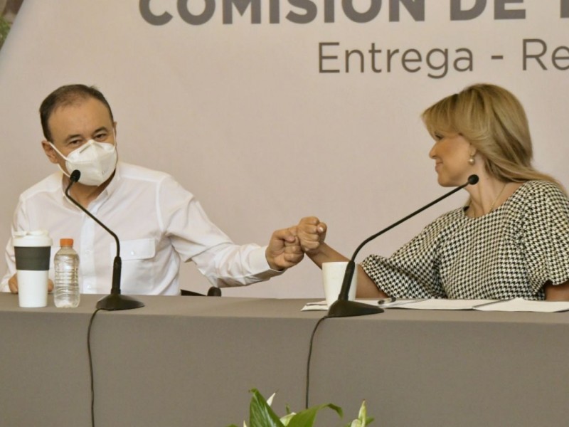 Alfonso Durazo y Claudia Pavlovich instalan la Comisión de Transición