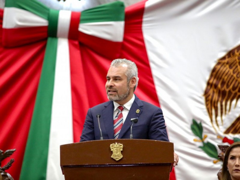 Alfredo Ramírez Bedolla presenta Primer Informe de Gobierno
