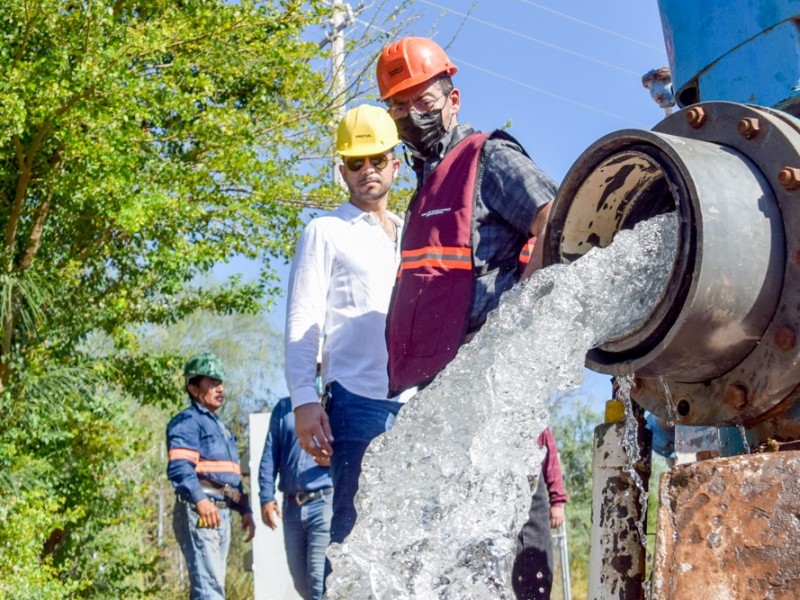 Algunas colonias ya tienen agua en Navojoa