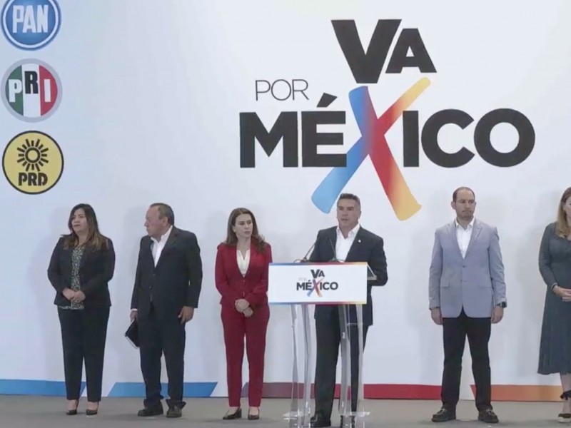 Alianza ‘Va por México’ aprueba método elección candidato presidencia
