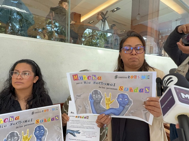 Alistan caminata por las personas sordas