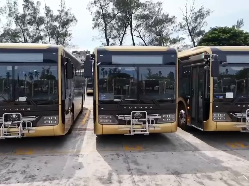 Alistan entrega de nuevos autobuses Ulúa en Veracruz