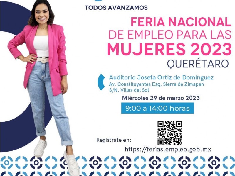 Alistan feria de empleo para mujeres en Querétaro