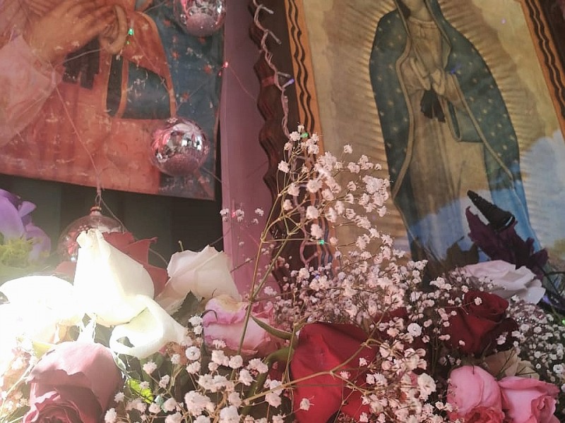 Altar a la Virgen de Guadalupe; Añeja Tradición
