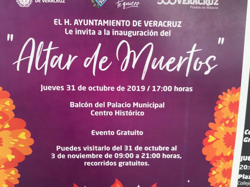 Habrá Altares y desfile de catrinas en Veracruz