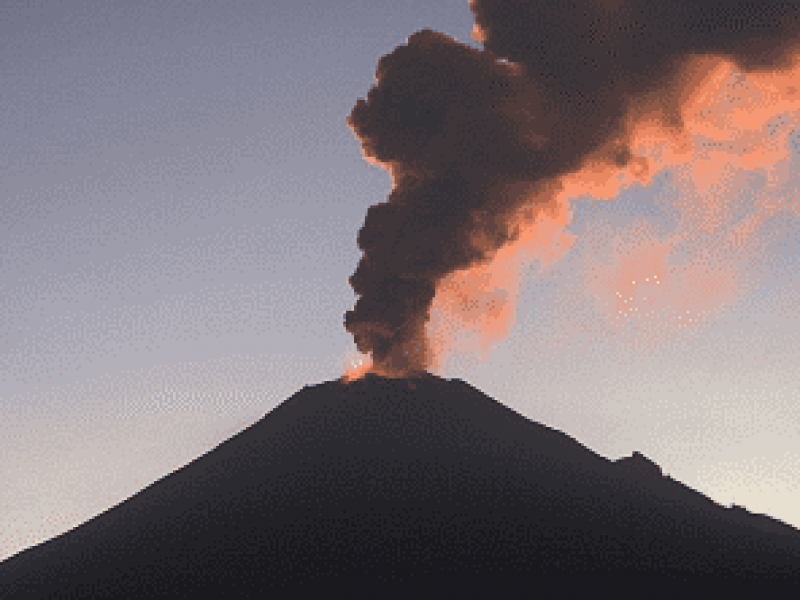 Altas temperaturas en Puebla se deben a emisiones volcánicas