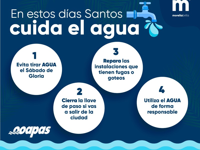 Alternativas para pagar recibo del agua en días santos