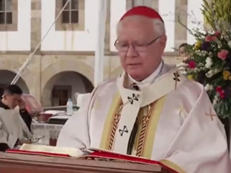 ¡Alto a la violencia! pide el cardenal Robles Ortega