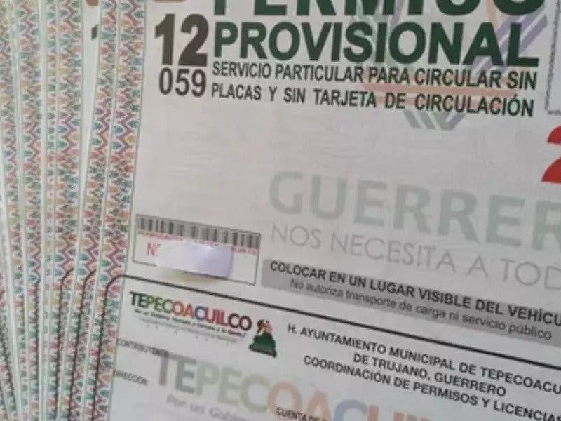 Alto uso de permisos apócrifos para transitar en calles colimenses