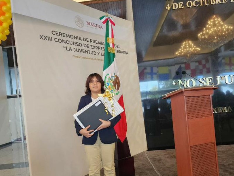 Alumna de Cecyte Sonora gana primer lugar en Concurso Nacional