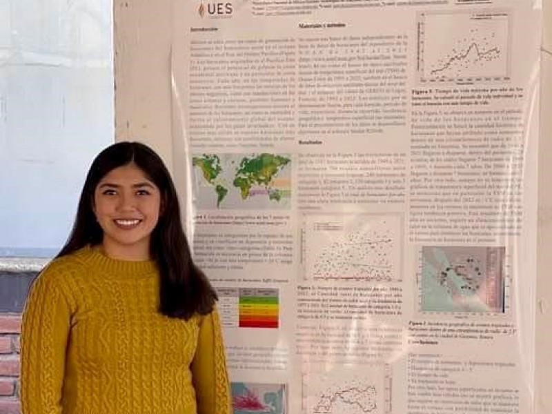 Alumna de ITG gana concurso de carteles científicos en UES