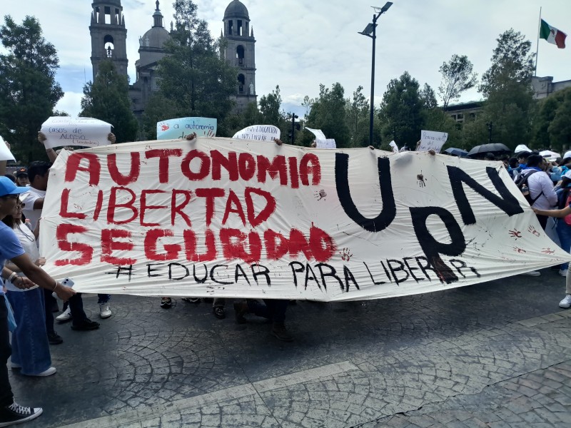 Alumnos de la UPN piden mayor seguridad en planteles