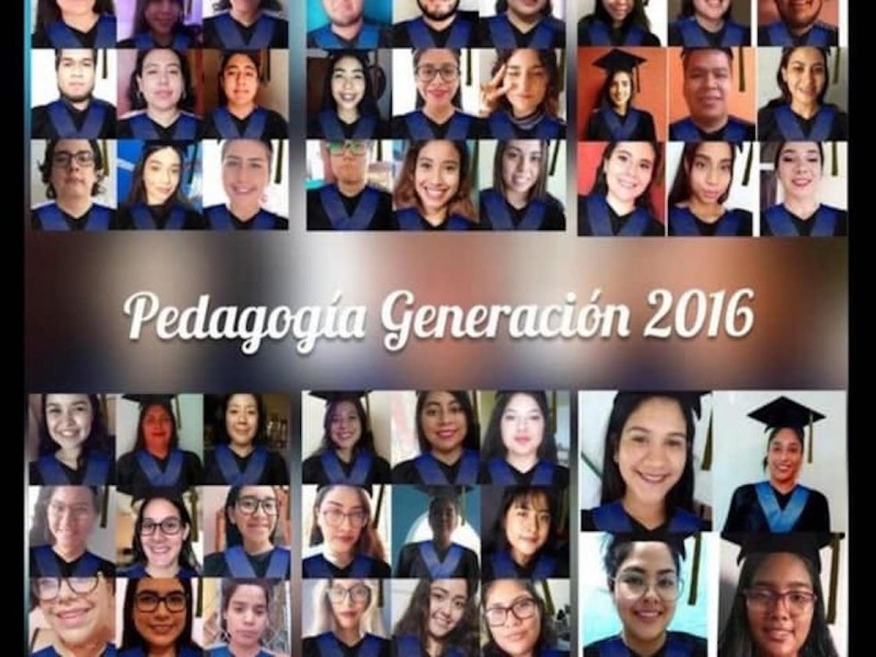 Alumnos de la UV se toman foto de generación virtual