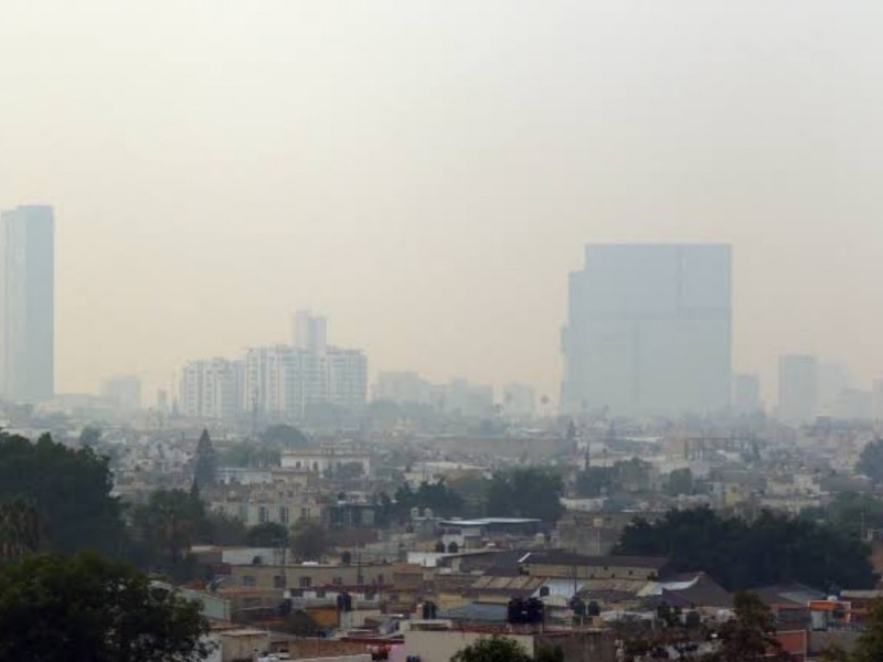 Amanece Guadalajara con mala calidad del aire
