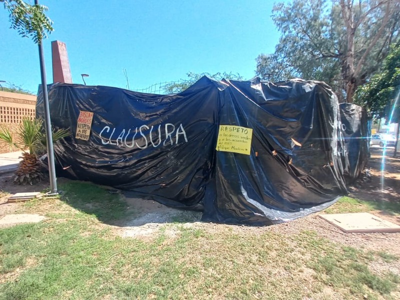 Ambientalistas impiden obra de cisterna en Parque Madero