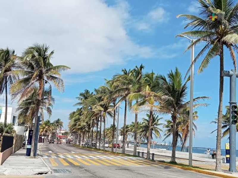 Ambiente caluroso en Veracruz este jueves
