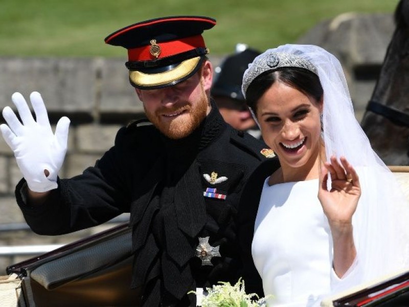 Ambiente festivo en Windsor por boda real