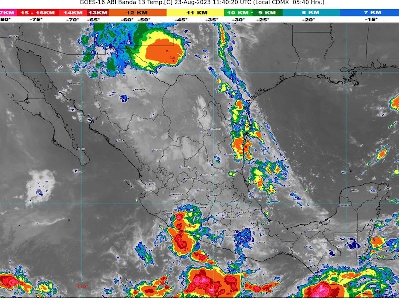 Ambiente templado y lluvias, pronóstico para Toluca