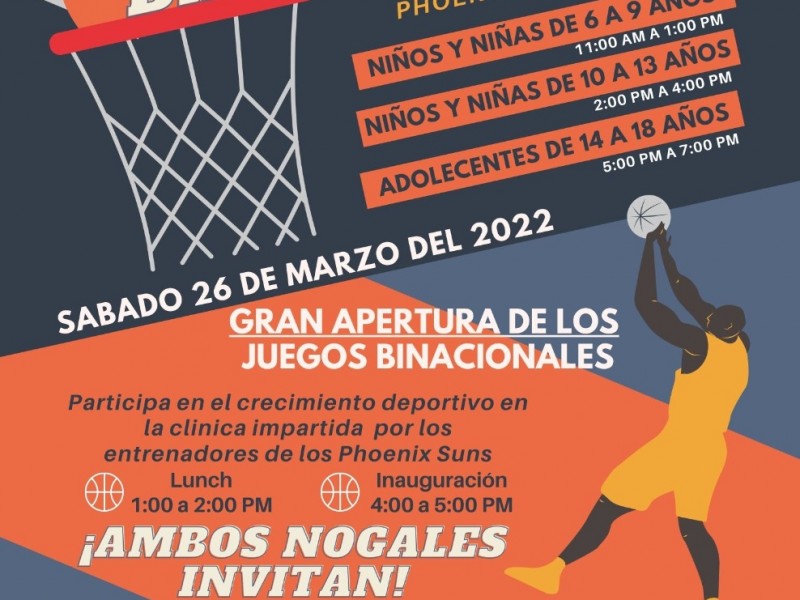 Ambos Nogales participan en clínicas deportivas