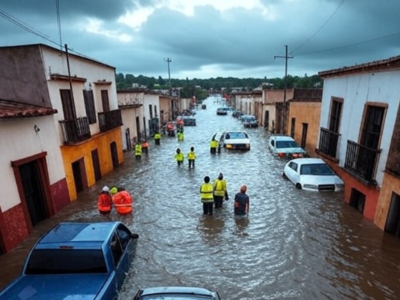 Ameca declara emergencia tras severa inundación