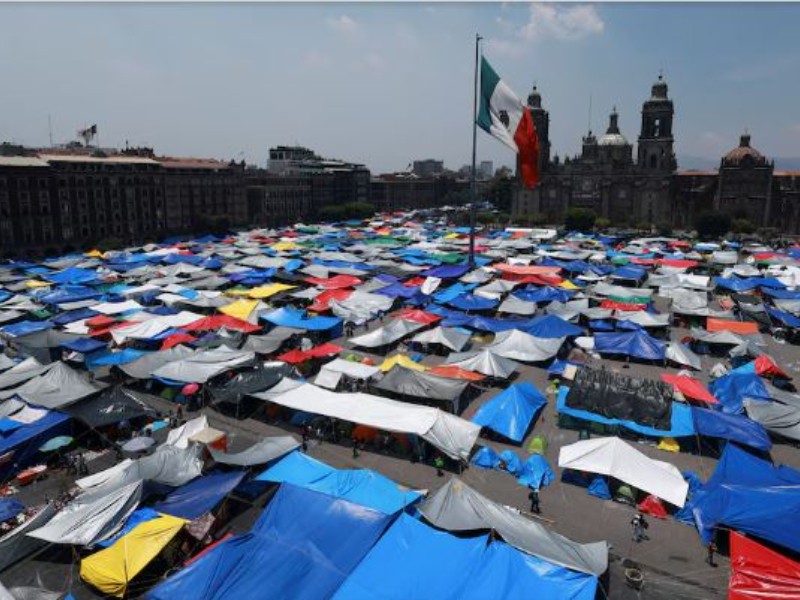 Amenaza CNTE con bloquear INE, SEP Y SHCP