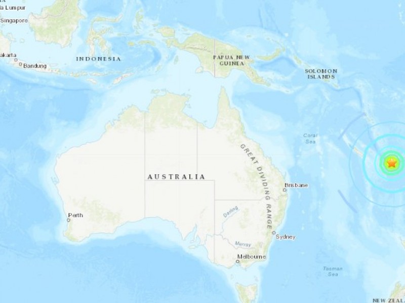 Amenaza de tsunami tras sismo de 7.7 en el Pacífico