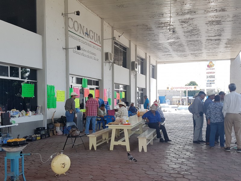 Amenazan a manifestantes de Conagua